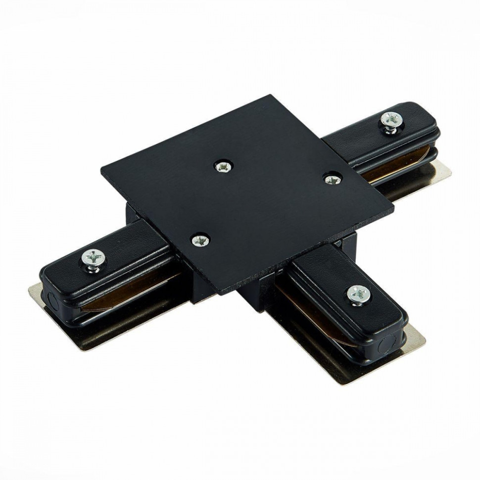 Соединитель T-образный для однофазного шинопровода ST-Luce ST013.439.00, цвет черный - фото 1