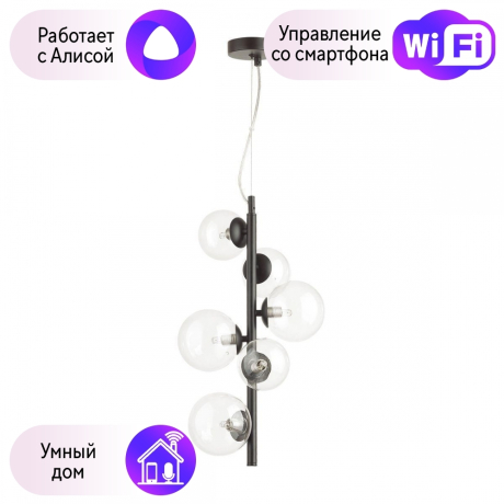 Подвесной светильник Odeon Light Tovi с поддержкой Алиса 4818/6-А 