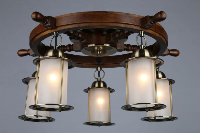 Люстра с поддержкой Маруси потолочная Omnilux OML-50307-05-M 