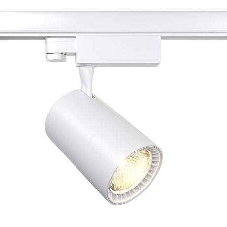 Трехфазный LED светильник 20W 3000К для трека Maytoni Technicall Vuoro TR029-3-20W3K-S-W 