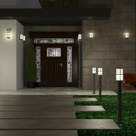 Уличный настенный светильник Novotech  с лампочкой 523597