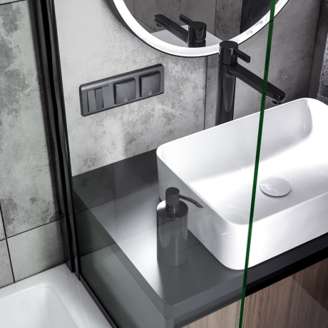 Рамка на 3 поста Werkel Stream (графит) W0032104