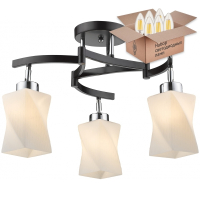 Подвесная люстра с лампочками Velante 271-127-03+Lamps E27 Свеча