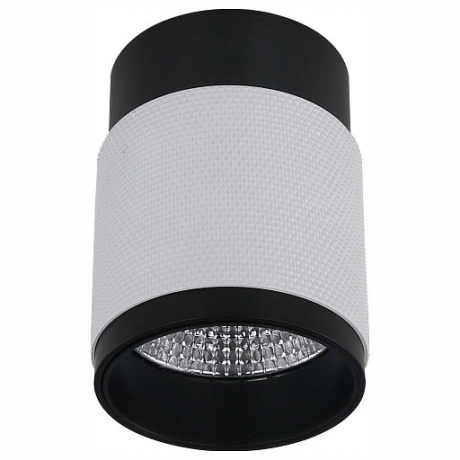 Накладной светильник iLedex Delta 1955-10W-3000K-36 BK+WH 