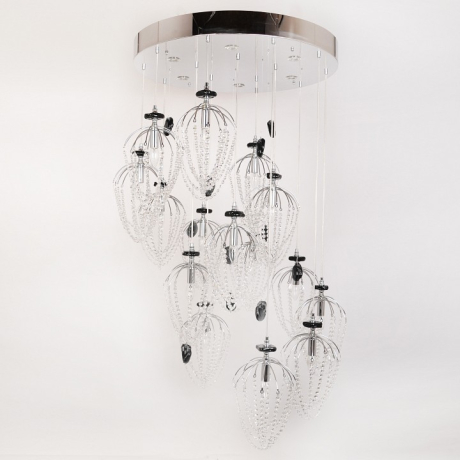 Подвесная люстра Manne PL.5301 PL.5301-(10+5)+6CH-cristall 