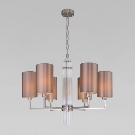 Подвесная люстра Eurosvet Soffio 60134/6 никель