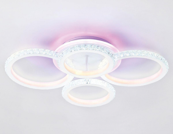 Потолочная дммируемая люстра с пультом ДУ Ambrella light Original FA9524 