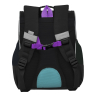 Нарушена упаковка!  <796722> Ранец GRIZZLY анатомическая спинка, с мешком для обуви, для девочек, "BOWS", 33х25х13 см, RAm-584-8/1 (274136)