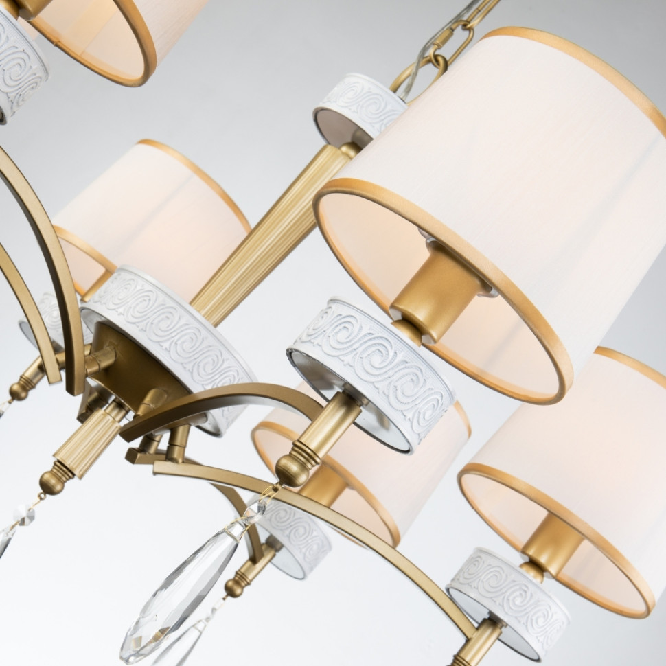 Люстра с лампочками, подвесная, комплект от Lustrof. №253811-617064, цвет светло-золотой - фото 4