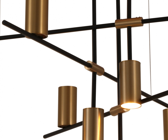 Люстра с Led лампочками в комплекте KINK Light 07621-12,20+Lamps 