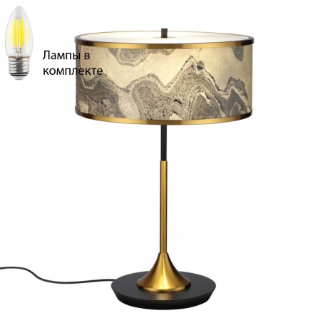 Настольная лампа в комплекте с лампочками  Odeon 5064/2T+Lamps 